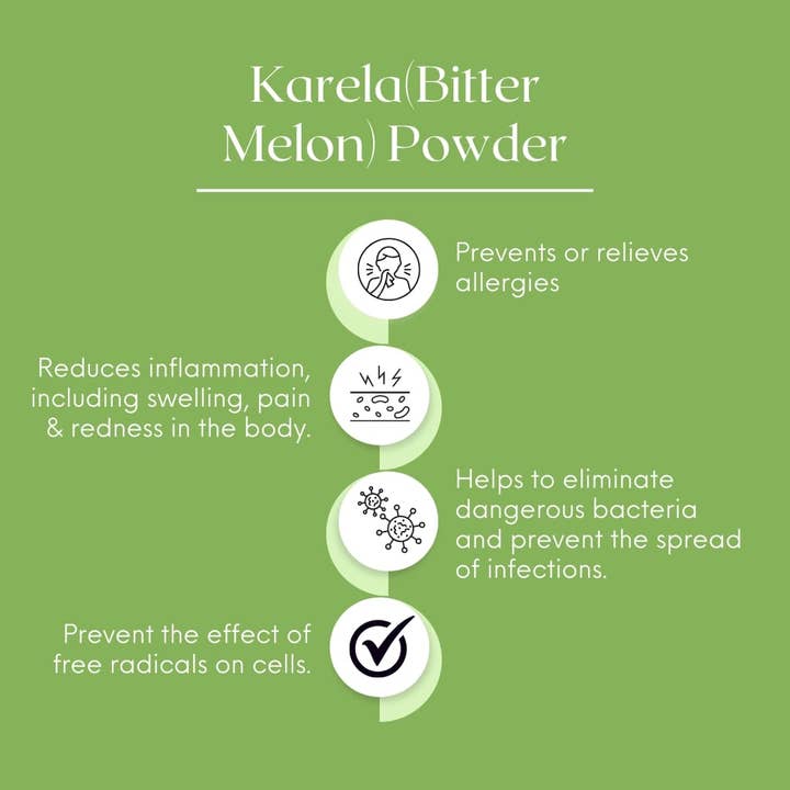 Natures Basket – Proteína/Superalimento em pó por atacado – Pó de Karela (Momordica Charantia) Nature's Basket 227g3