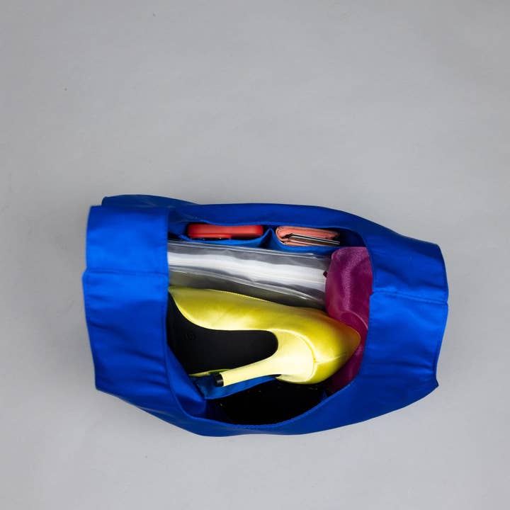 BridalSpain – wholesale Presentpåse – Brudens nödvändigheter presentpåse med japansk knut, kunglig blå