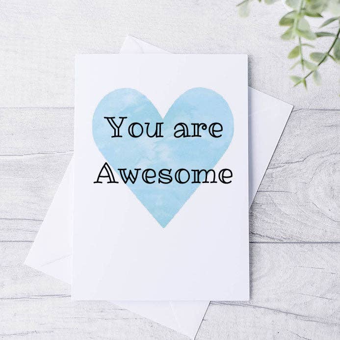 Tu es génial carte de vœux motivante pour la vente par Bluesky's Creation