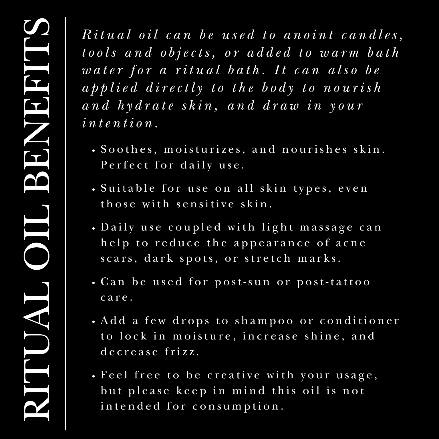 The Poison Path - Wholesale Bath/Body Oil - The Maiden | Dark Goddess Ritual Bath + Body Oil | 1.7 oz2