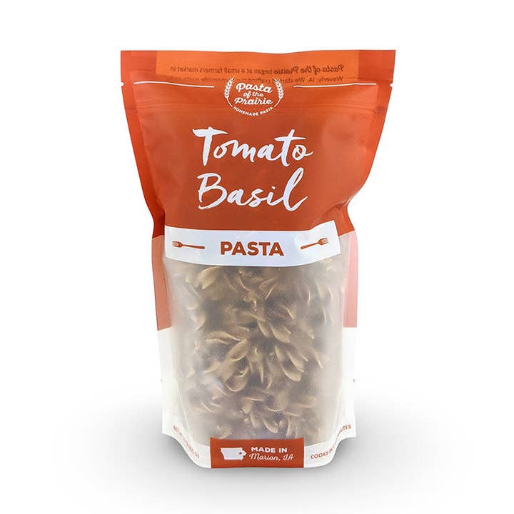 Tomato Basil Pasta for wholesale by Pasta of the Prairie