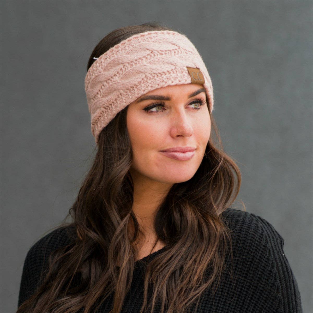 Truly Contagious - Wholesale Fashion Headband - Women's - CC Cable Knit Lined Headwrap ( HW-20 )42