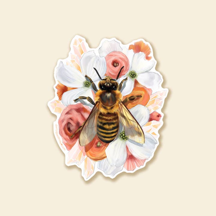 Whimsical Art by Darcy Goedecke - Wholesale Sticker - Honey Bee | Sticker