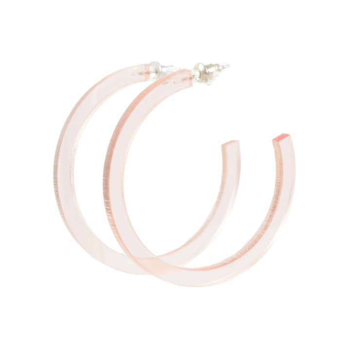 The Paper Dress – wholesale Hoop earrings – Colorful Lightweight Acrylic Hoop Earrings49
