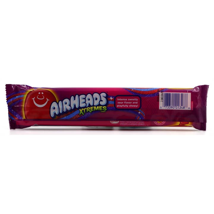 Grandpa Joe's Candy Shop – wholesale Gummy – Airheads Xtremes Very Berry Candy Belts 2oz, 18ct3