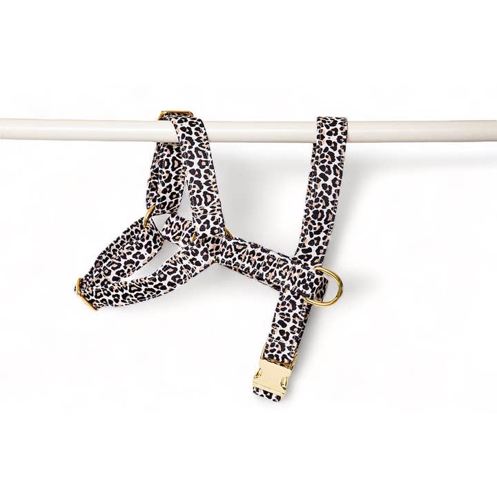 Pompon & Pets - Wholesale Pet Harness - Dog - Leopard Harness - Waterproof Fabric