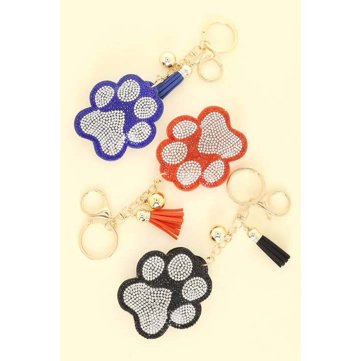 GAMEDAY RHINESTONE PAVE PAW PRINT KEYCHAIN K16118 and other Purchase Wholesale paw print keychain. Free Returns & Net 60 Terms on Faire trending on Faire.