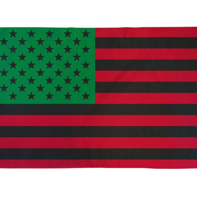 Afro American (USA) Flag 3x5ft Poly for wholesale by Flags Importer