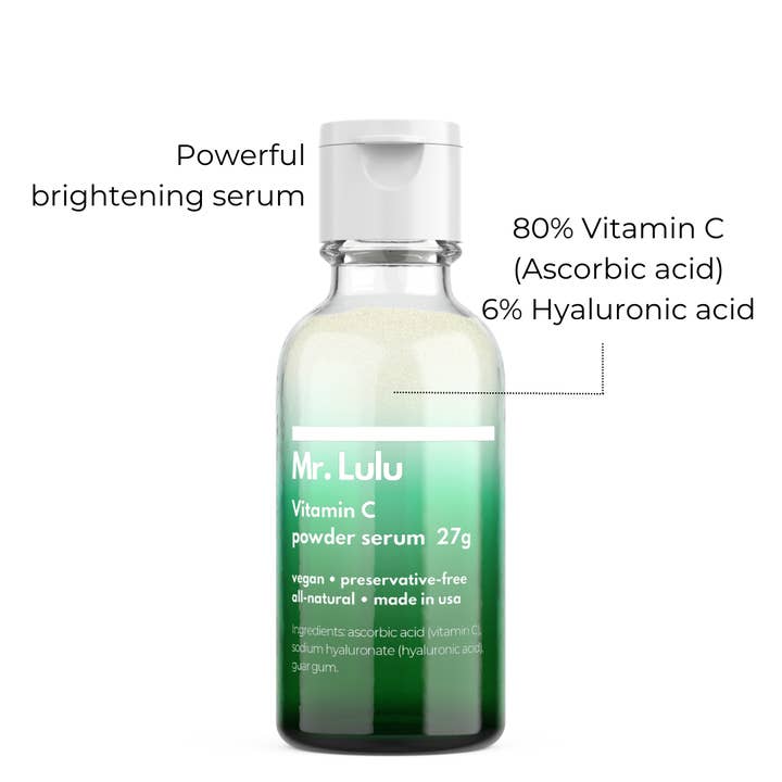 Vitamin C Powder Serum for wholesale by Mr. Lulu Skincare