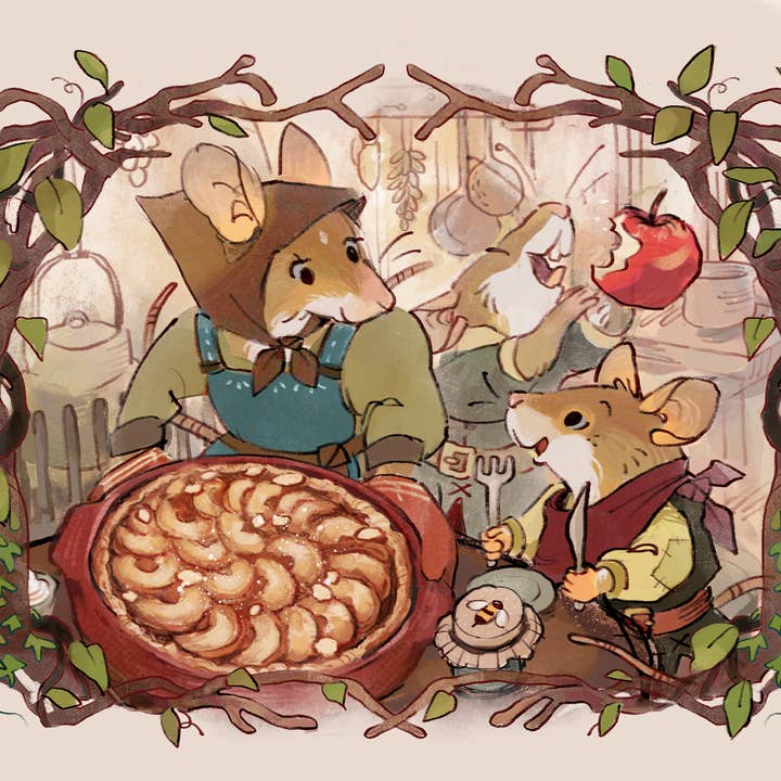 Cantrip Candles - Wholesale Jar/Filled Candle - Miss Penelope's Apple Tarts & Cream 9oz Candle1