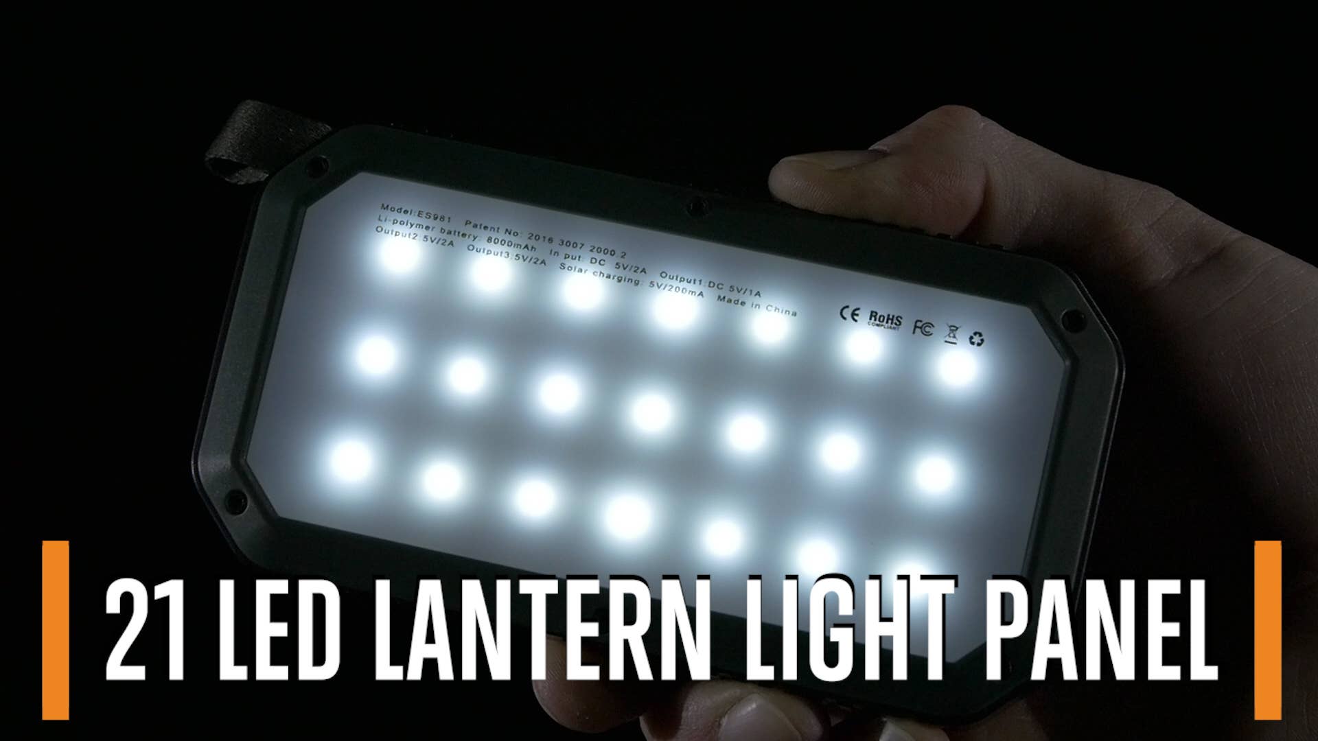 CALIBER GOURMET / CAMPCO – wholesale Portable charger – Humvee Adventure Gear Solar Power Bank and L.E.D.7