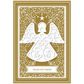 Angel Gold Boxed Card 10 ct for wholesale by Anna Griffin Inc