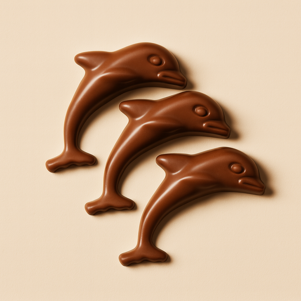 Enjou Chocolat - Wholesale Chocolate - Dolphins Set of Three0