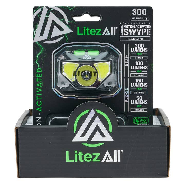 LitezAll - Wholesale Flashlight - LitezAll Motion Activated LED Headlamp15