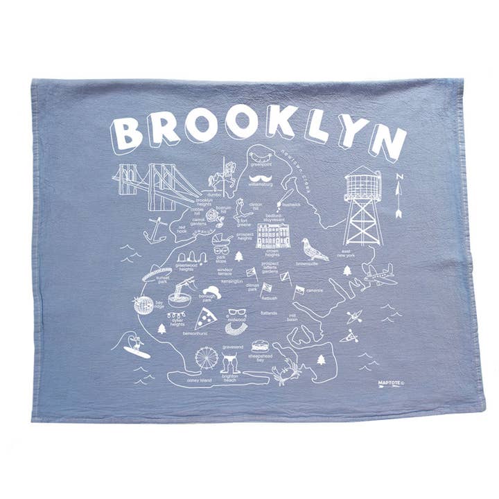 Maptote - Wholesale Tea Towel - Brooklyn Tea Towel1