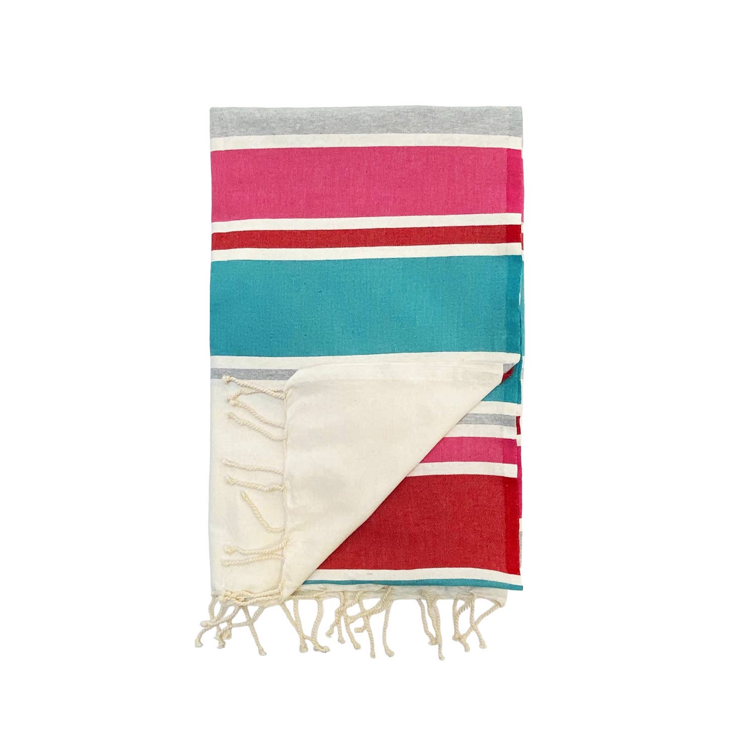 Le comptoir de la plage - Wholesale Beach Towel - Traditional flat fouta Hélios 100x20010