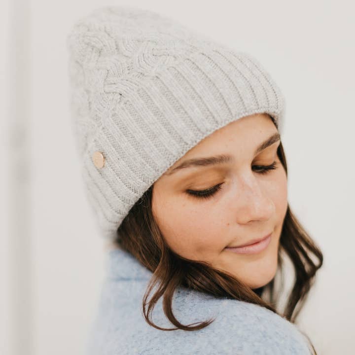 Pretty Simple - Wholesale Beanie - Women's - Satin Lined Cashmere Beanie