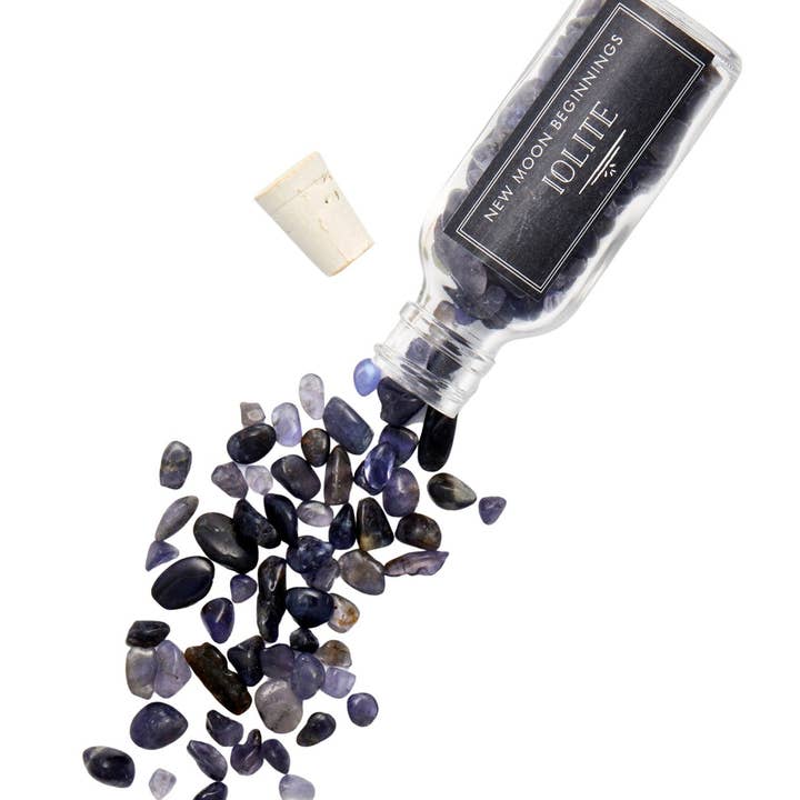 New Moon Beginnings - Wholesale Spiritual Stone/Crystal - Natural Gemstone Chips in a Bottle -70 stone types available30