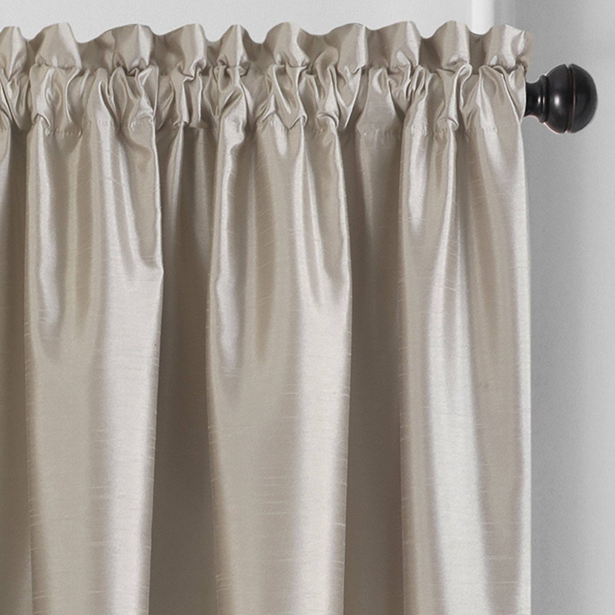 Threadmade Home - Wholesale Curtain - Colette Faux Silk Blackout Window Curtain & Scallop Valance4