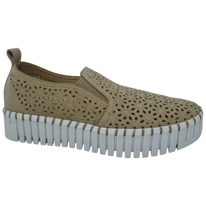 Nicole Very G Women's Perforated Edge Slip on Sneaker for wholesale by Very G