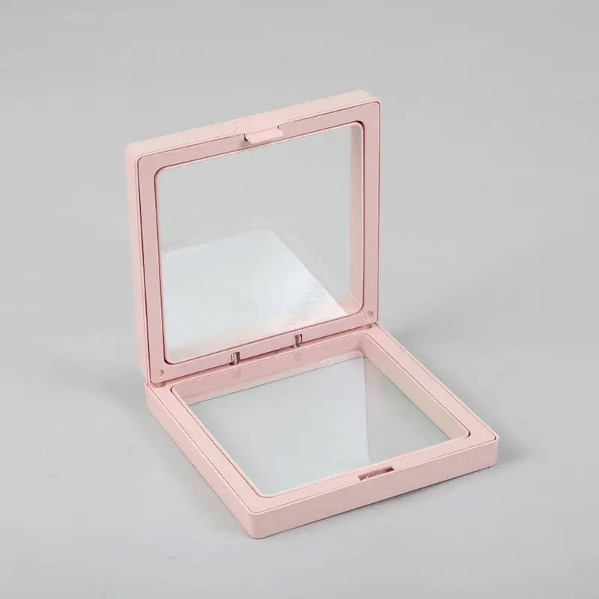 AW Artisan - Wholesale Retailer Display - Accessories - 3D Floating Frame - Large 11x11cm - Pink0