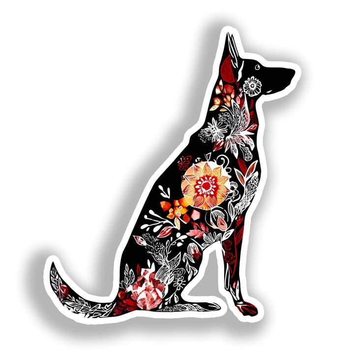 Duitse Herder Hond Sticker # A019614 voor wholesale door Yoonek Graphics
