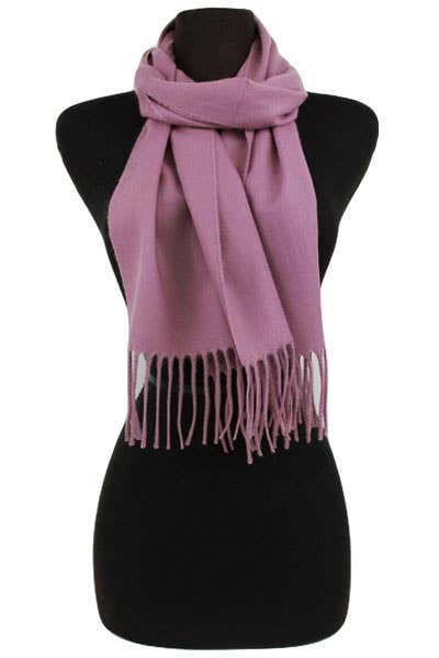Cap Zone – wholesale Scarf – Women's – Cashmere Feel Fringed Scarves1