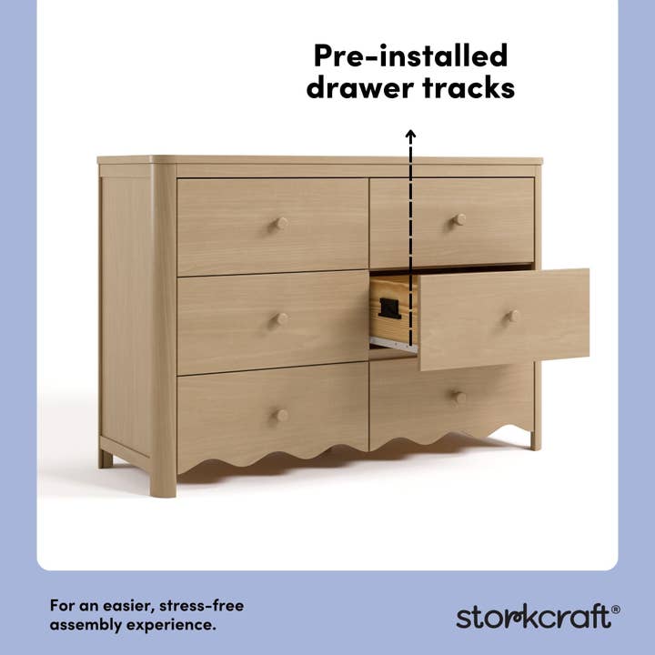 Storkcraft - Wholesale Bedroom Furniture - Storkcraft® Casablanca™ 6 Drawer Dresser32