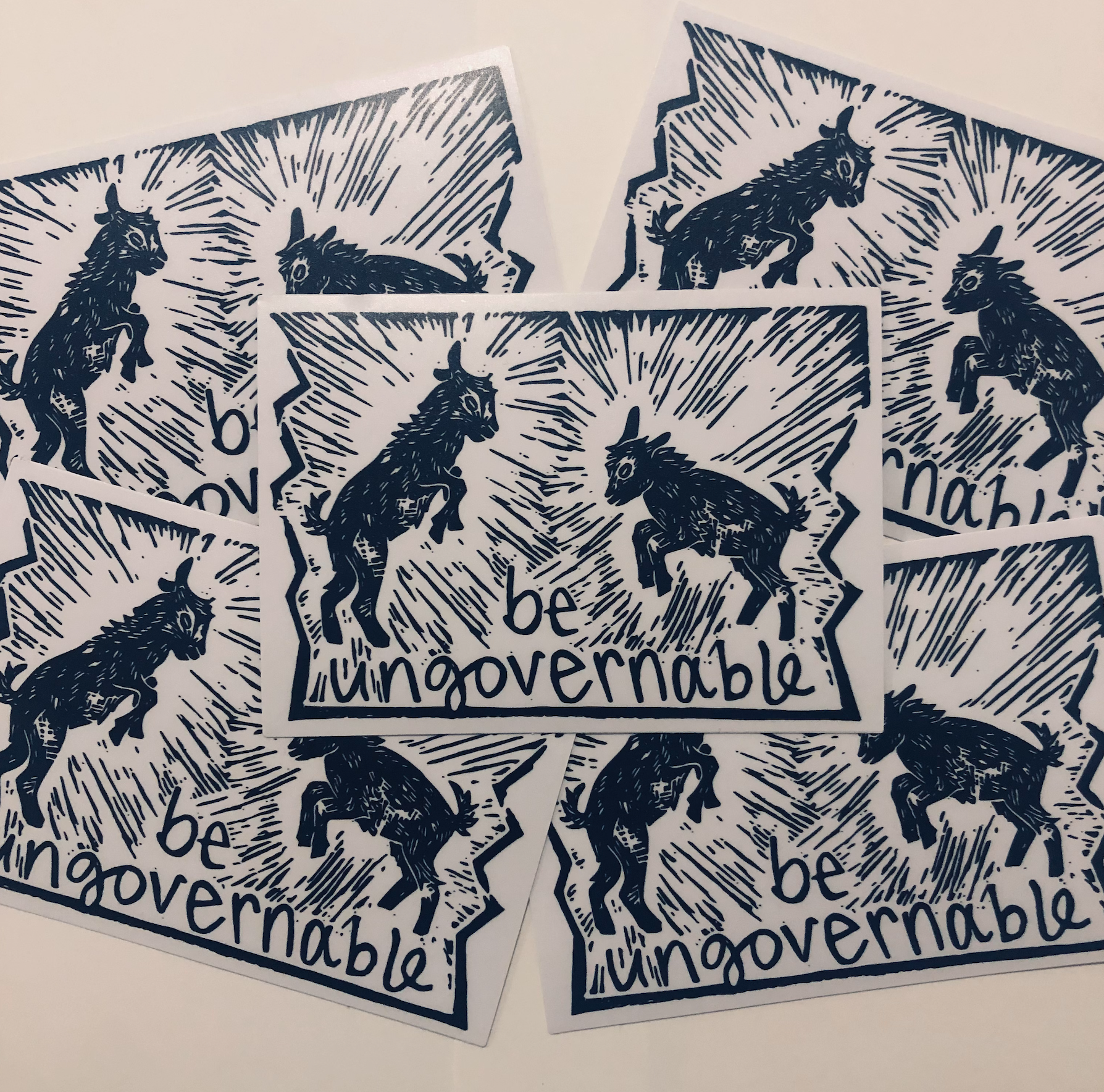 Critter Butts - Wholesale Sticker - Be Ungovernable Sticker - Weatherproof Vinyl1