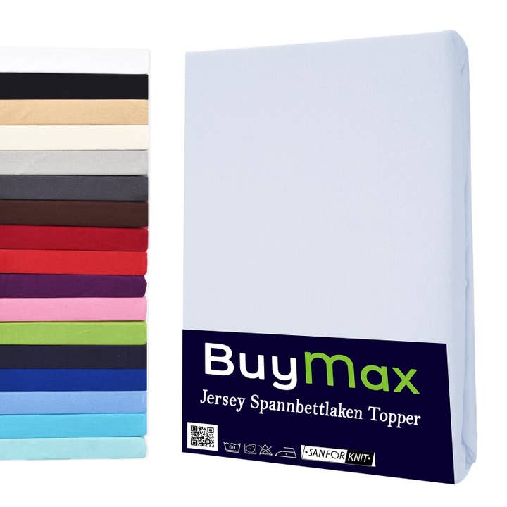 Topper Jersey Dra-på-lakan 200x200 cm för wholesale av Buymax