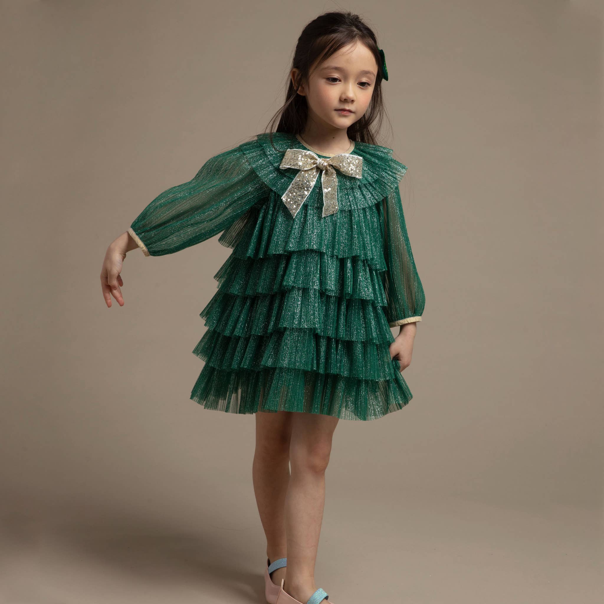 Petite Hailey – Großhandel Kleid – Kinder – Mehrlagiges Kleid15