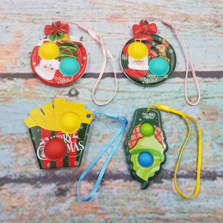 Porte-clés Christmas Pop Fidget Toy pour la vente par MIAS SHOP