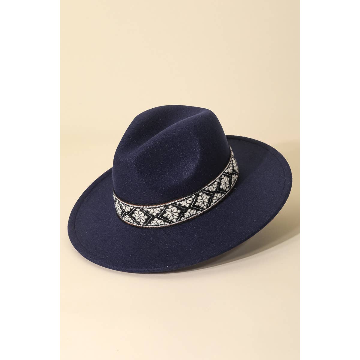 Anarchy Street - Wholesale Fedora - Women's - Patterned Ribbon Fedora Hat3