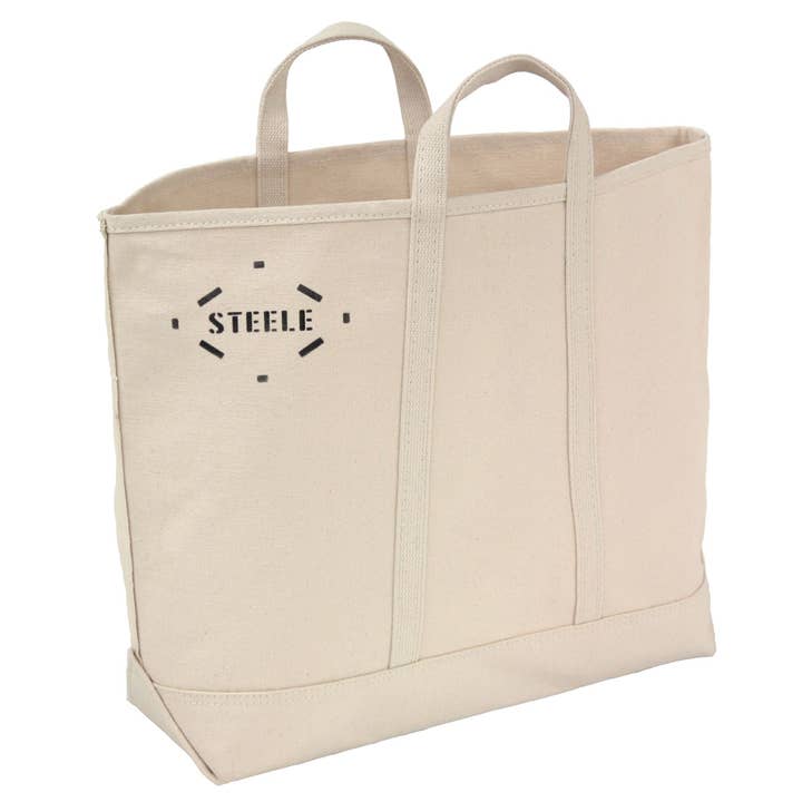Steele Canvas Basket Corp. - Vendita all'ingrosso Borsa tote - Unisex - Borsa a tracolla in tela naturale, misura media