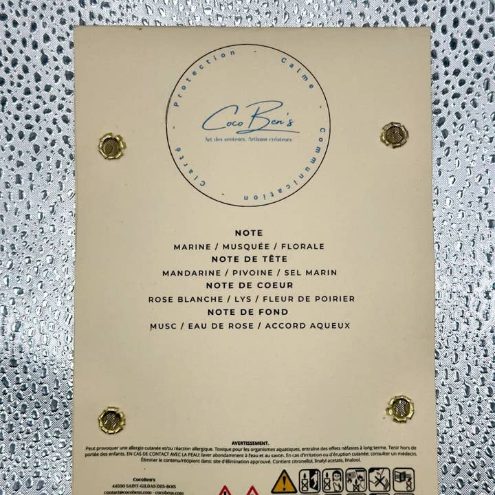 CocoBen's - Wholesale Wax Melt - Lithotherapy Fondant - Aquamarine - 40 G1