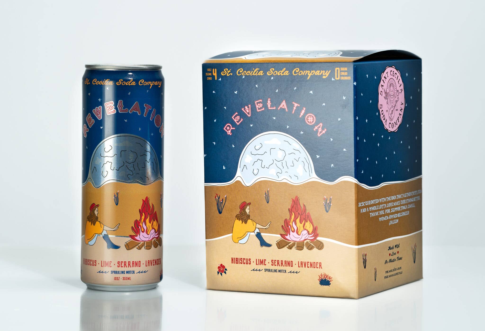 Alta Gama Foods - Wholesale Sparkling Water - St. Cecilia Soda –Hibiscus Blend Sparkling Water (Pack of 4)0