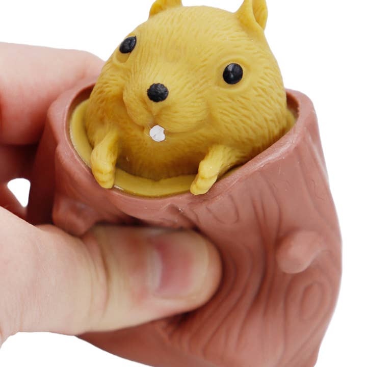 Cap Zone - Venta al por mayor Juguete blando - Niños y bebés - Juguete elástico y esponjoso con forma de ardilla con forma de ardilla
