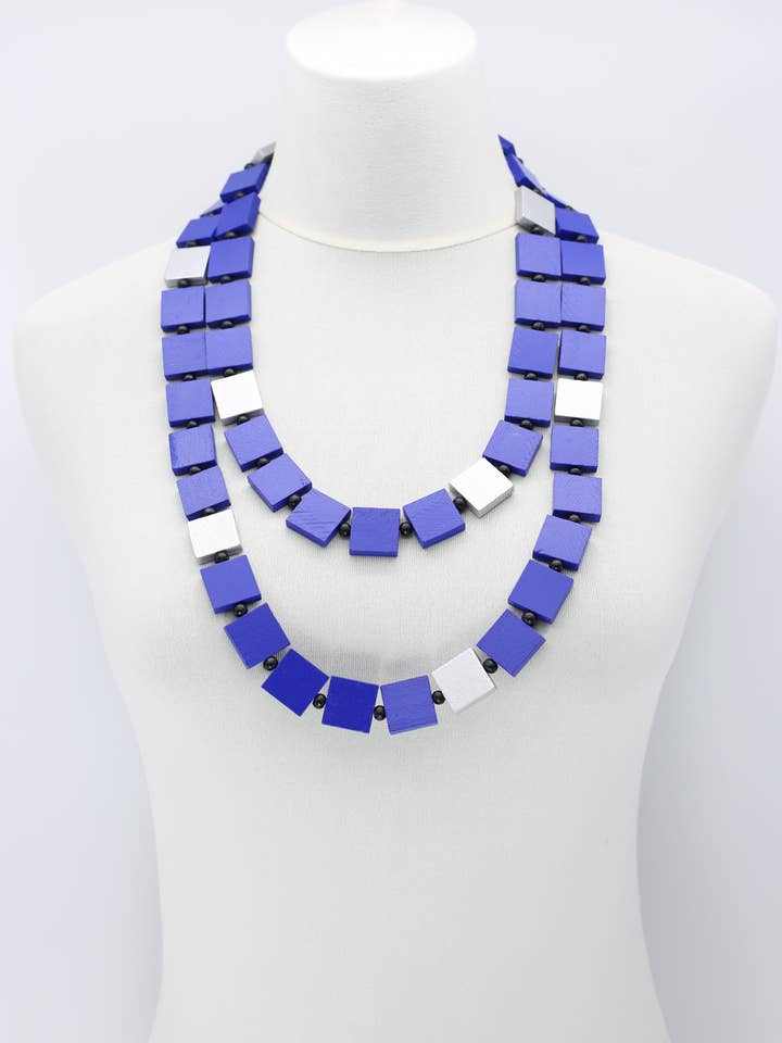 Collana Klimt Collection 2x2 quadrati per la vendita all'ingrosso da parte di Jianhui London