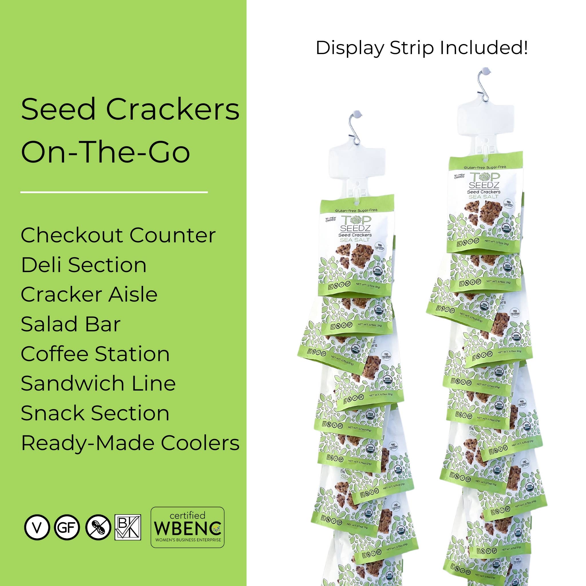 Top Seedz - Wholesale Crackers - Snack Pack Crackers - 0.75 oz Pouches -30 per case5
