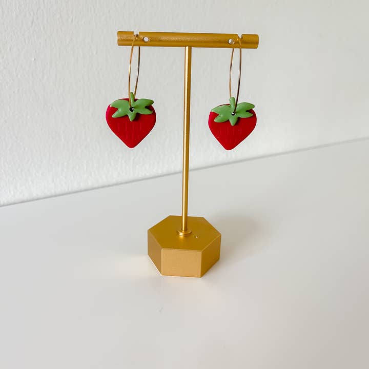 Clay Lab Creations - Wholesale Hoop Earrings - Fruit Hoop Earrings1