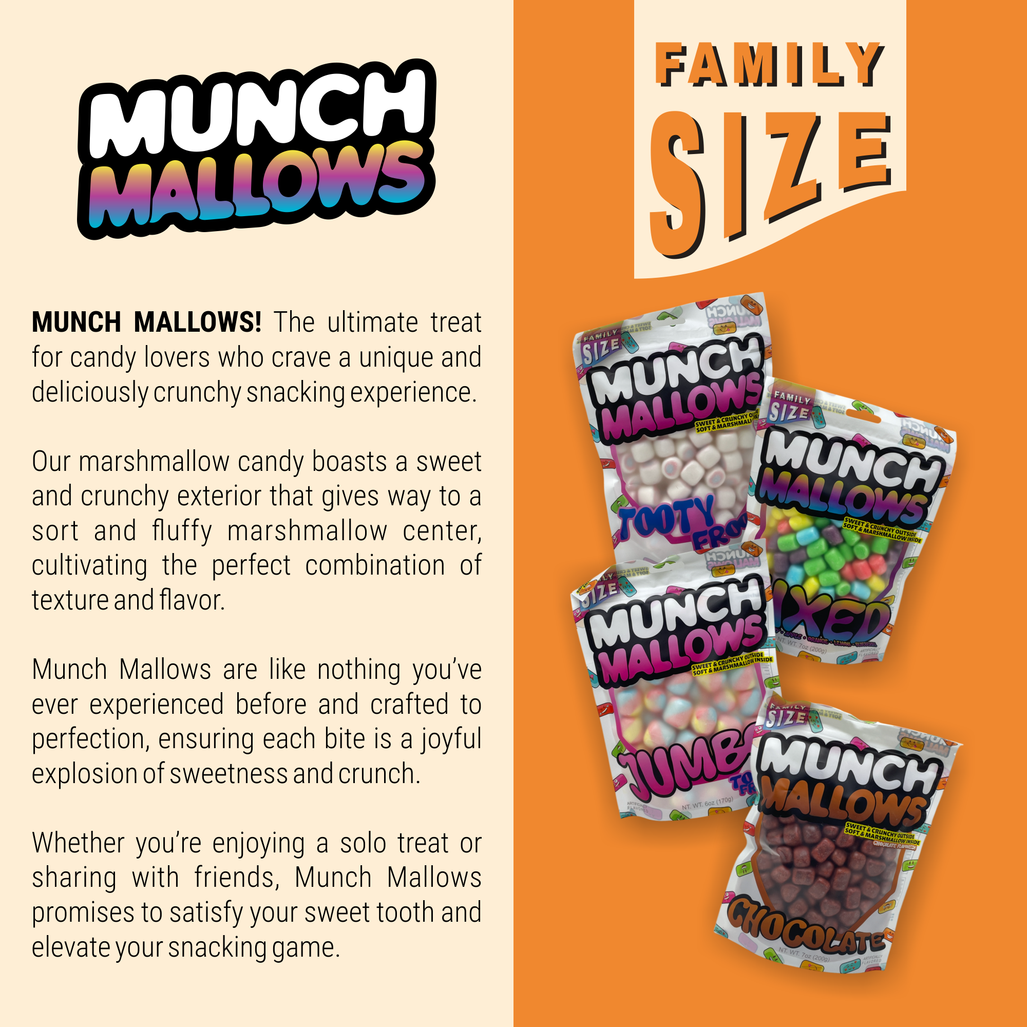 Smithco Distributing – Großhandel Marshmallows – Munch Mallows - Marshmallow-Süßigkeiten - Einzigartige Novelty Candy7