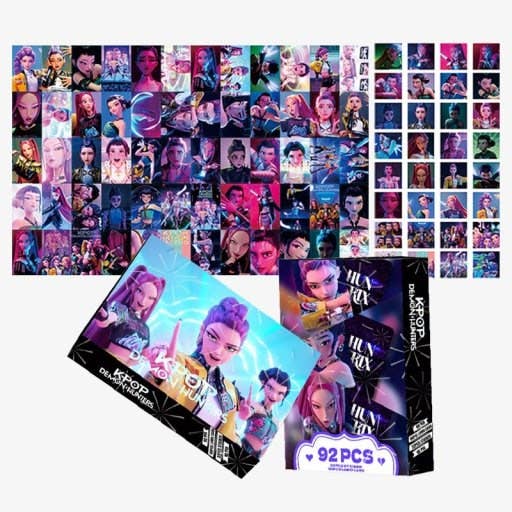 K-Wonderland - Wholesale Card Game - KPOP Demon Hunters 92pcs Photo Card Set (Random)2