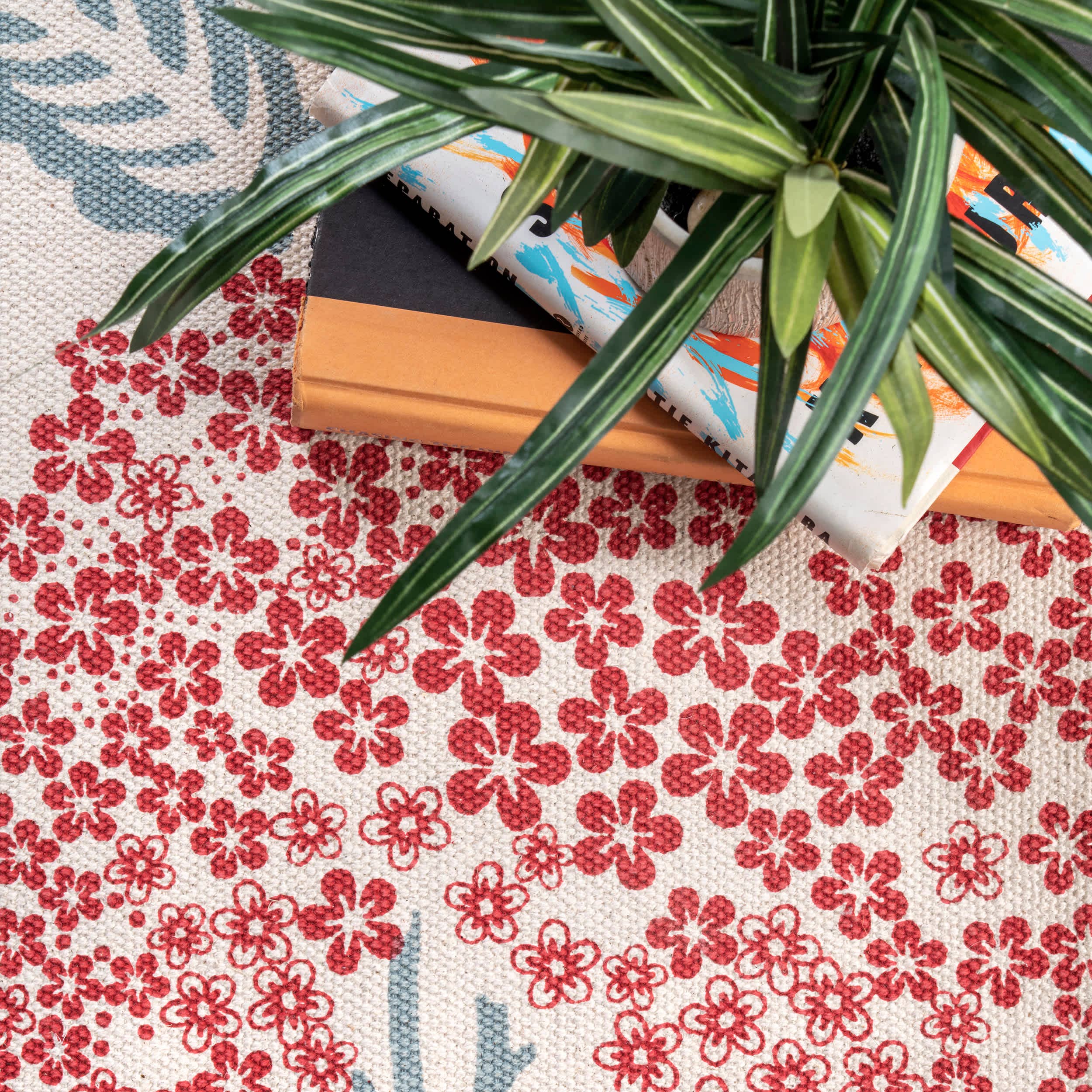 Multi Thomas Paul Flatweave Cotton Whale Area Rug for wholesale on Faire4