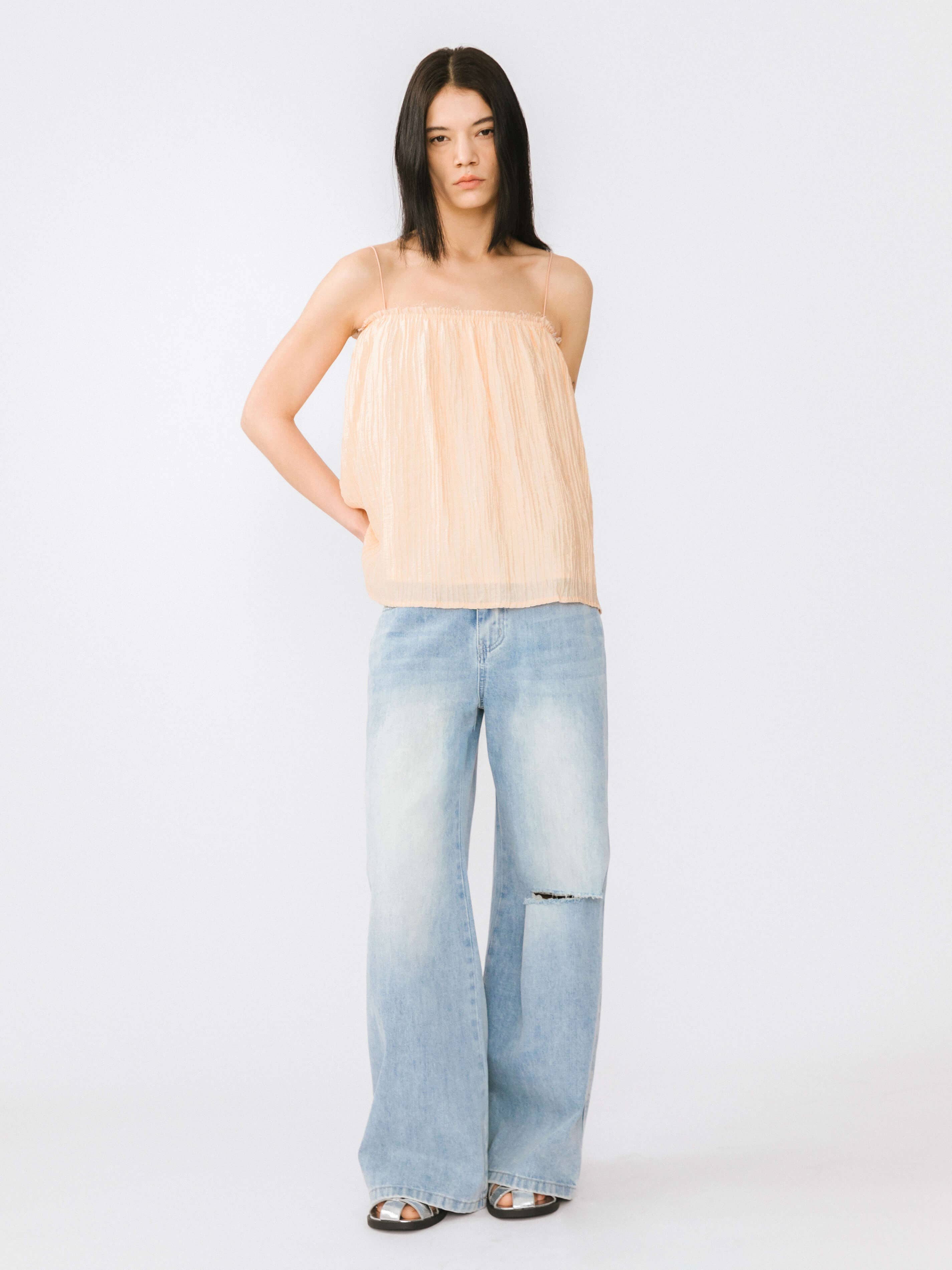 CUBIC - Wholesale Blouse - Women's - Spaghetti Strap A-line Top7