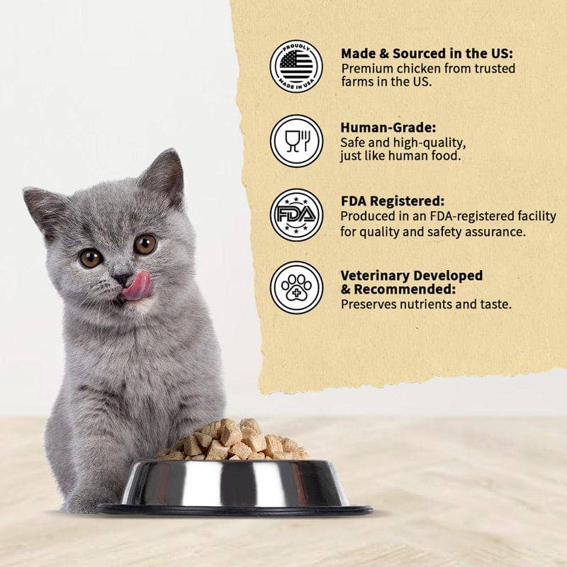 Leo's Paw - Vente Friandises – chat - Friandises de poulet lyophilisé pour chat3