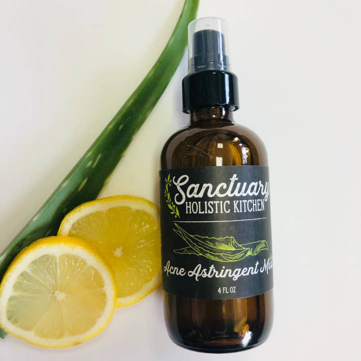 4oz - Névoa adstringente para acne por atacado de Sanctuary Holistic Kitchen