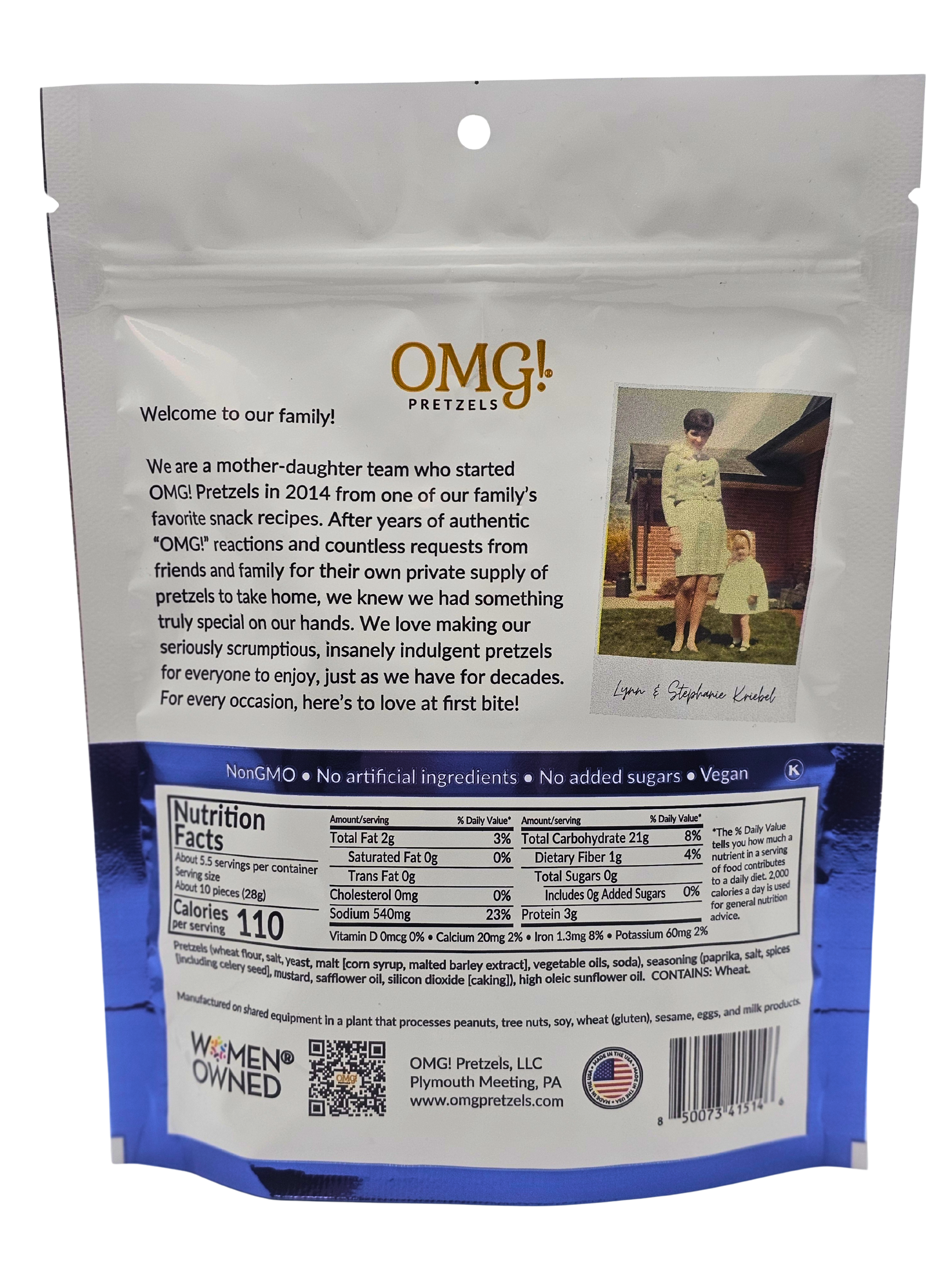 OMG! Pretzels - Wholesale Pretzels - Chesapeake Sourdough Pretzel Nuggets 5.5 oz1