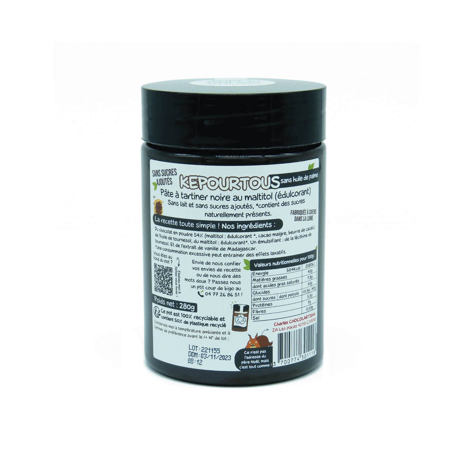 CHARLES CHOCOLARTISAN – wholesale Jam/jelly – Ke pour tous 280 g1