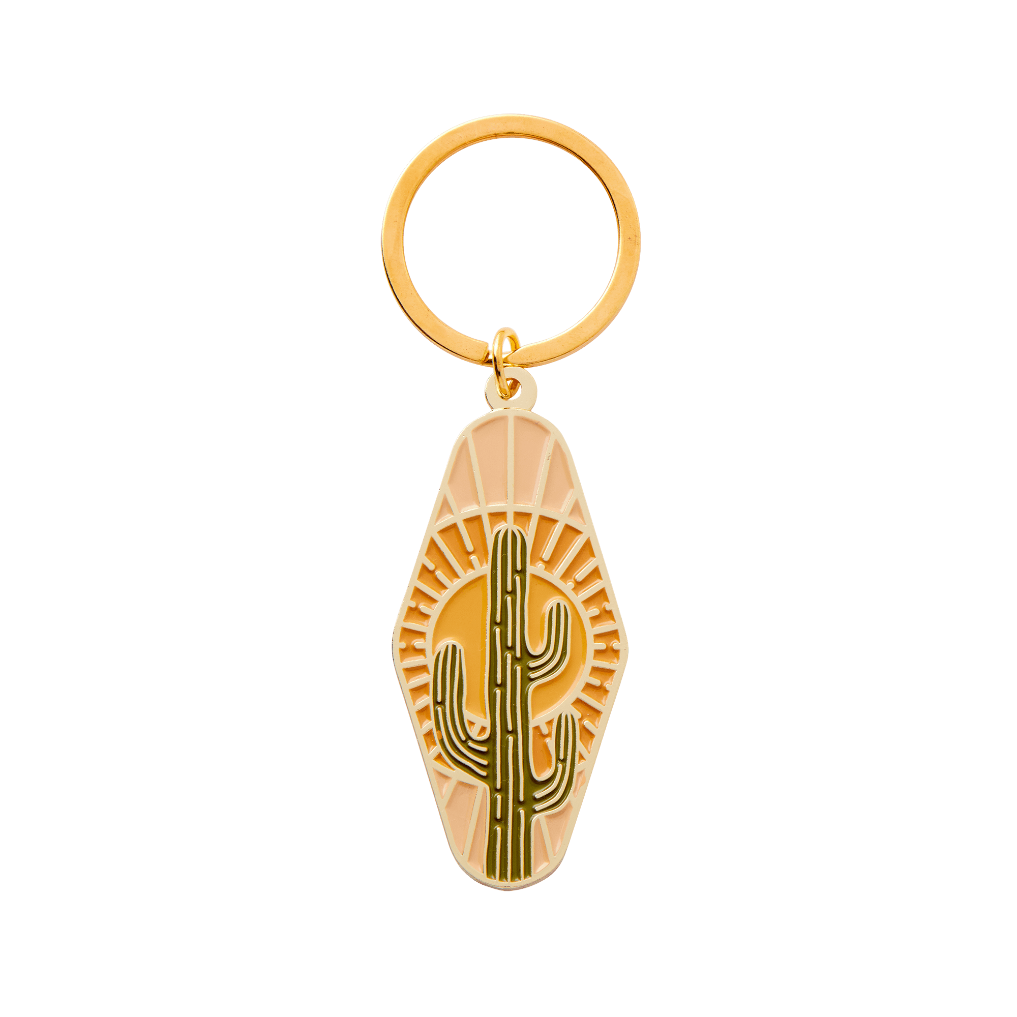 cai & jo - Wholesale Keychain - Women's - Cactus Enamel Keychain1