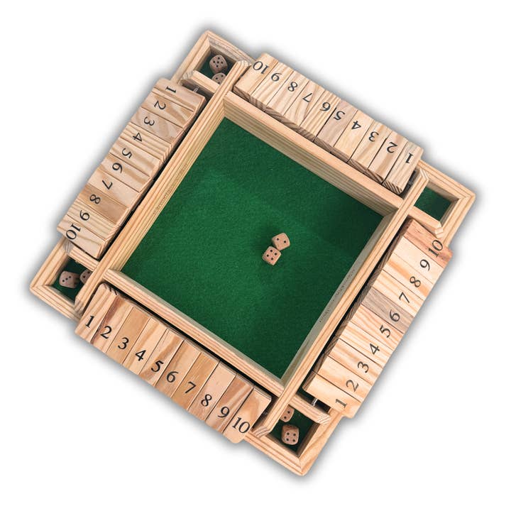 Roll & Play Shut the Box Game 14 inch 8 Dice for wholesale by Ornickel